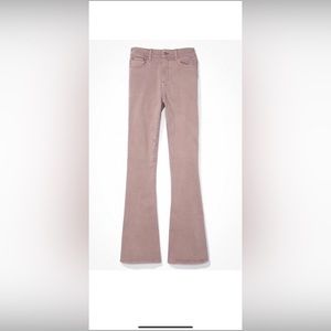 American Eagle Ne(X)t Level Super High Waisted Flare Jean in Mauve Size 14 Short